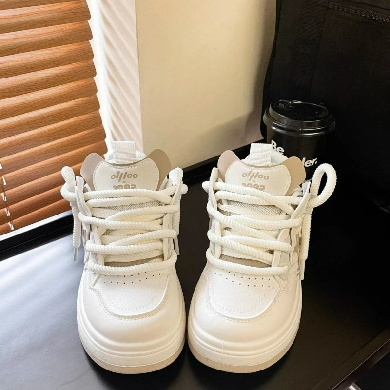 Women's Shoes Platform Sneakers New Star Designer Casual Shoes Flat Outdoor High Quality Running Shoes Trend Lace Up Tennis Shoe