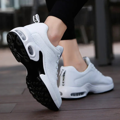 Mesh Lightweight Casual Platform Sports Shoes