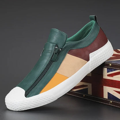Men's Sneakers High Quality Men Shoes Comfortable Leather Shoes Wear-resistant Plus Size Casual Driving Shoes Hot Sale Moccasins