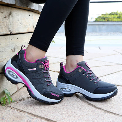 Comfortable Breathable Platform Shoes Fashion Lace Up Female Casual Shoes