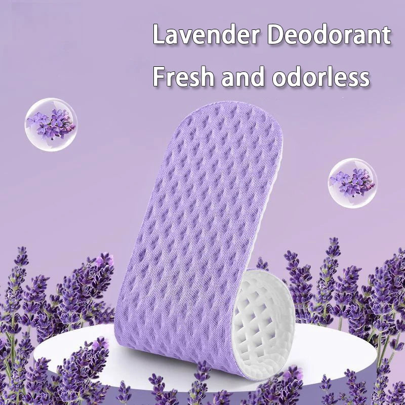 Summer cool insole Running sports shock-absorbing insoles PU soft elastic sole Men and women breathable anti-odor insoles