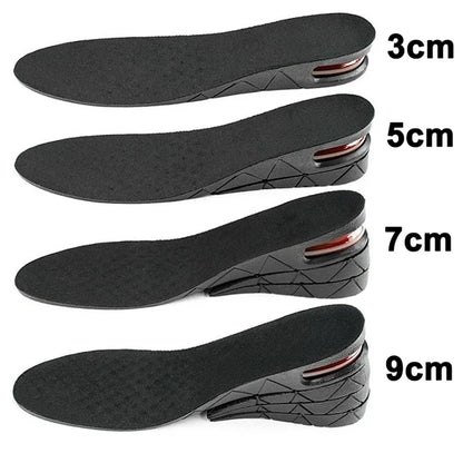 Height Increase Insole Air Cushion Elevator Shoe Insole Lifts Kits Inserts 3-9cm Variable Height Shoe InsolesAir Shock Absorbing
