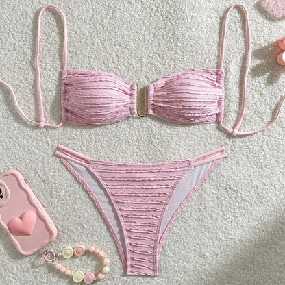 Summer Sexy Bikinis  Women's Swimwear Female Swimsuit For Swim Wear Bathing Suits Brazilian Bikini Set Beachwear Pool Bather