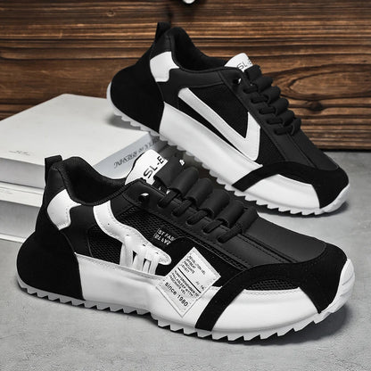 Men Luxury Sneakers Sports Shoes Moccasins Chunky Men Casual Sneakers Comfortable Breathable Trend Designed Personality Shoes
