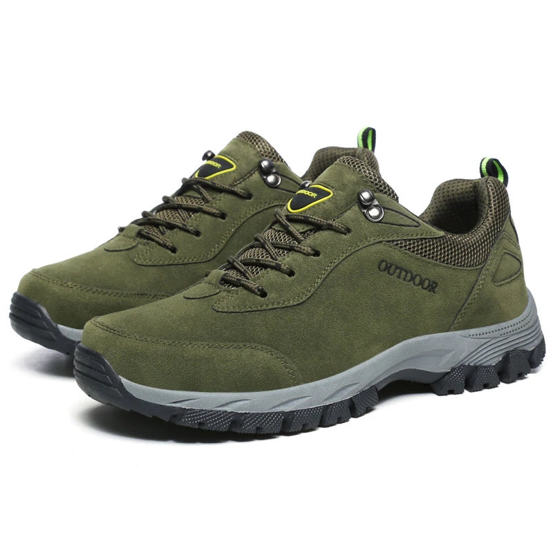 Autumn And Winter Hiking Shoes Men's Non-Slip Thick Sole Men's Travel Sports And Casual Shoes Outdoor Men's Shoes Large Size