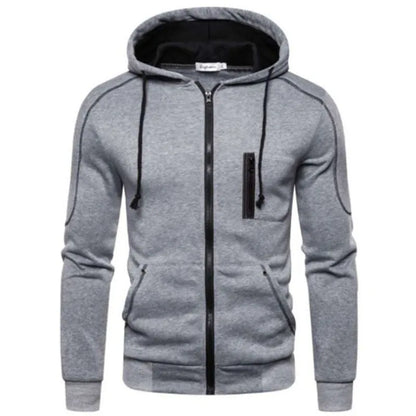Men's Hooded Jackets Coats Zipper Fashion Brand Hoodies Mens Outerwear Casual Hoodies Sweatshirts Male