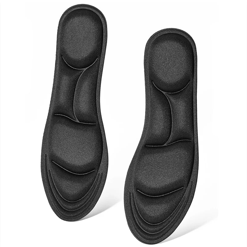 5D Massage Memory Foam Insoles Thickening Breathable Cushion Cushioning Comfort Suitable For High Heels Insoles