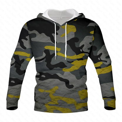 Camouflage Hoodies Men 2023 Spring Mens Military Hooded Sweatshirts Hoodie Male Street Hoody Army Green Sweatshirt Hip Hop S-4XL