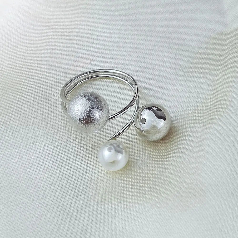 Irregular Geometric Chunky Stone Opening Rings for Women Rhinestone Crystal Wedding Rings Creative Party Jewelry Holiday Gifts