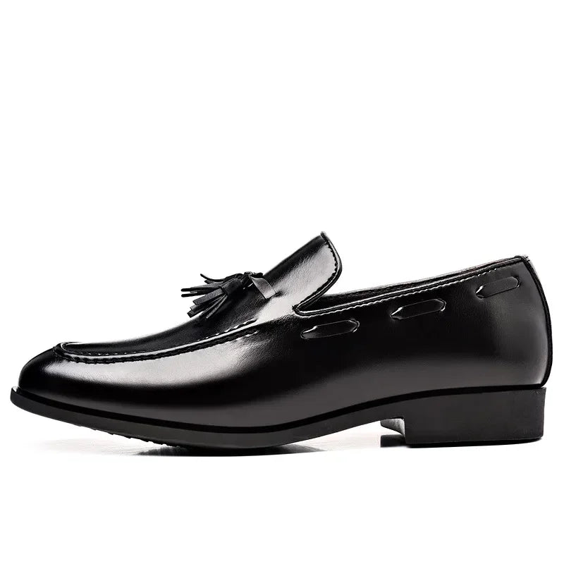 Summer Fashion Casual Leather Shoes Men Large Size Business Formal Casual Shoes Wedding Lace Up Men Shoes