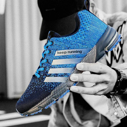 Sneakers Fashion Breathable Mesh Comfortable Black Sports Shoes