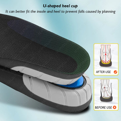 Orthotics Gel Insoles For Sneaker Orthopedic Arch Support Flat Foot Cushion Inserts Plantar fasciitis Foot Pain-relieving Unisex