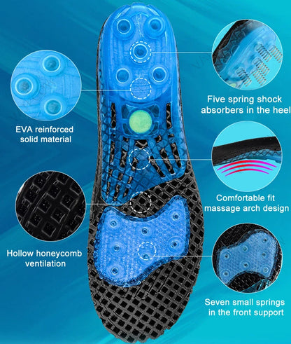 Silicone orthopedic shoes sole Insoles EVA Spring orthotic insoles flat feet arch support inserts Plantar Fasciitis,foot care