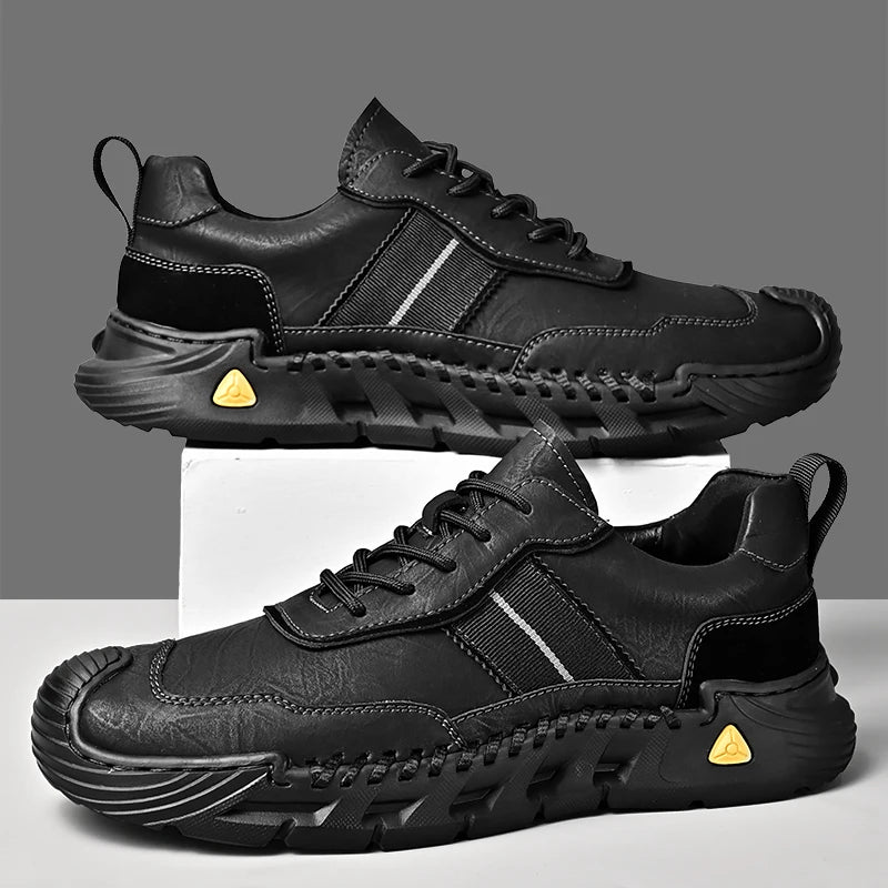 Outdoor Men Running Shoes Versatile Casual Sneakers Breathable Sport Shoes Summer Trainers Casual Leather Male Tenis Masculino