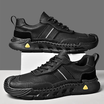 Outdoor Men Running Shoes Versatile Casual Sneakers Breathable Sport Shoes Summer Trainers Casual Leather Male Tenis Masculino
