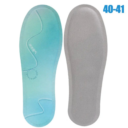 Summer Cooling Insoles for Men Women Leather Shoes Breathable Sweat Absorbing Herbal Antibacterial Deodorant Comfort Foot Pads