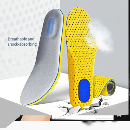 3Pairs Memory Foam Orthopedic Insoles for Feet Shoe Sole Pad Mesh Deodorant Breathable Sneakers Running Cushion for Men Women