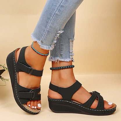 Fashion Summer Sandals Women Shoes Wedge Walking Shoes Comfortable Women's Sandals Soft Light Female Footwear Sandal Women