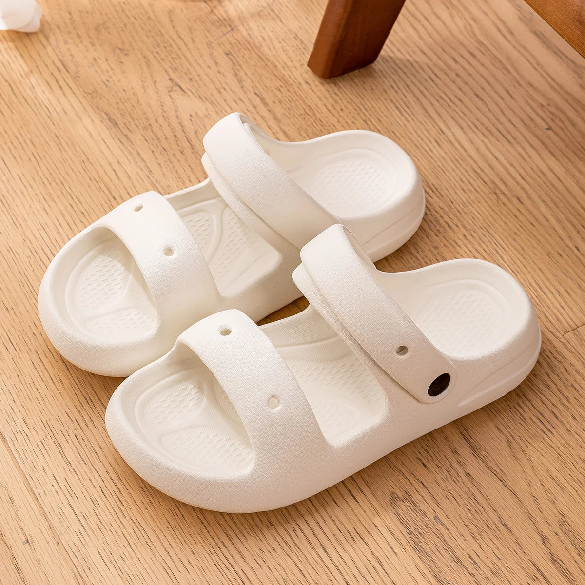 EVA Women Sandals Summer Increased Height Thick Bottom Sandals Comfortable Soft Indoor Outdoor Sandals