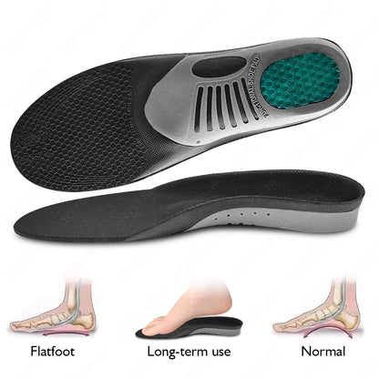 Upgrade Orthotic Gel Insoles Orthopedic Flat Foot Health Sole Pad for Shoes Insert for Plantar Fasciitis Feet Care Insoles