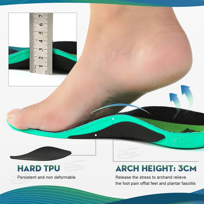 【Xxin】Carbon Fiber Insole Orthopedic Arch Support Shoe Insoles Pad Running Sport Shoe Insert Cushion Size37-46