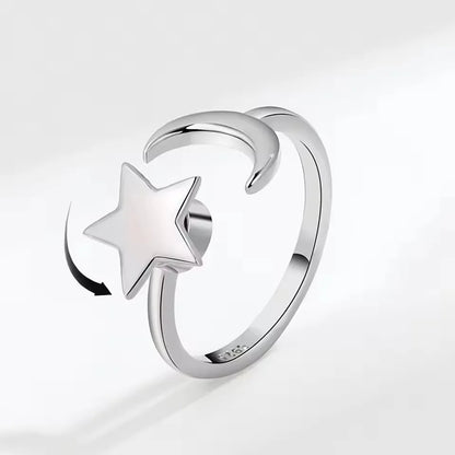 VENTFILLE 925 Sterling Silver Sunflower Diamond Zircon Rotatable Ring For Women Gift Relieve Stress Ring Jewelry Wholesale