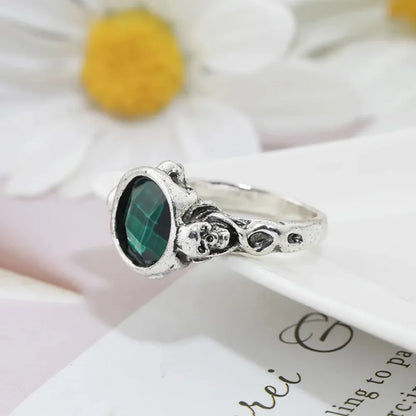 New Vintage Niche Classic Pirates of The Caribbean Ring Captain Jack Death Ring Personalized Skull Ring Hip Hop Punk Accessories