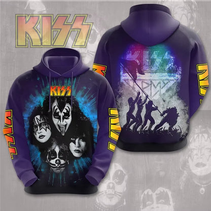 Rock Kiss Band 3d Print Hoodie Men Women Fashion Hoodies Sweatshirt Album Coats Women Sweats Men Hoodies Rock Clothes Tracksuit