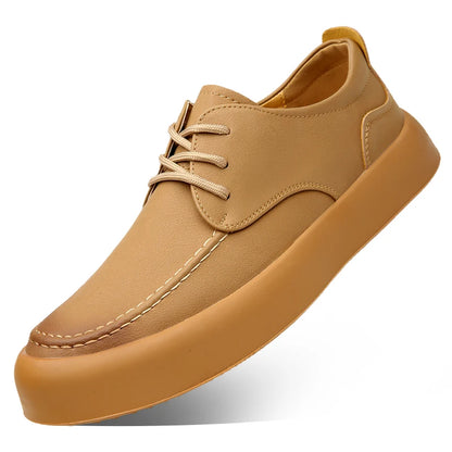 Spring Summer Mesh Breathable Thick Soled Sneakers Men's New Fashionable Casual Shoes Classic Black Trendy Matching Footwear