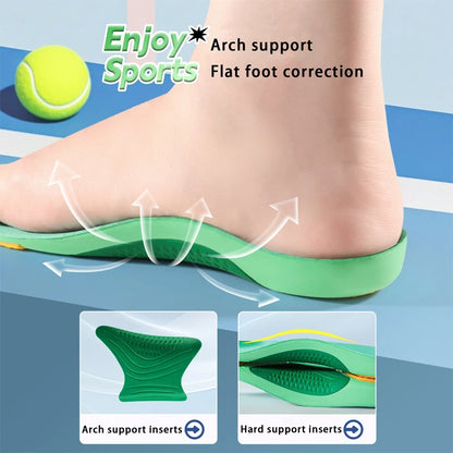 1Pair/2Pair Men's and Women's Sports Insoles Flat Foot Arch Support Orthotic Insoles Shock Absorbing Sole Comfortable Shoe Pads