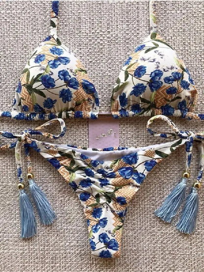 Sexy Micro Bikinis Swimwear Women Push-up Swimsuit Bathing Suit Bandage Beach Wear Brazilian Biquini Bikini Set