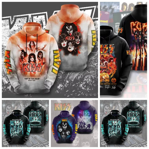 Rock Kiss Band 3d Print Hoodie Men Women Fashion Hoodies Sweatshirt Album Coats Women Sweats Men Hoodies Rock Clothes Tracksuit