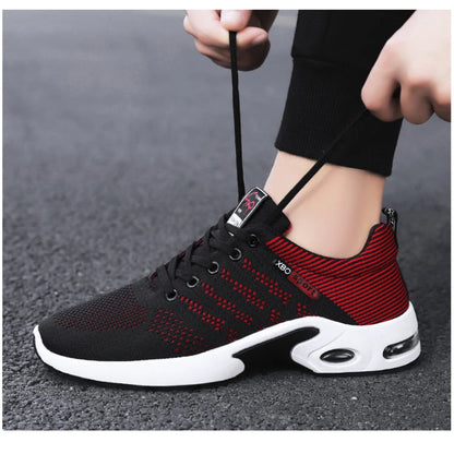 Professional Running Shoes For Men Lightweight Men's Designer Mesh Sneakers Lace-Up Male Outdoor Sports Tennis Shoe