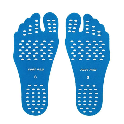 Anti Slip Adhesive Insoles Non-slip Barefoot Stick Beach Shoes Footpads Sticker Silica Gel Invisible Shoe Pad Swim Pool