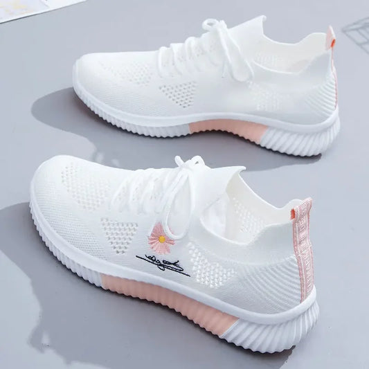 New Sports Casual Running Summer Breathable Mesh Small White Shoes