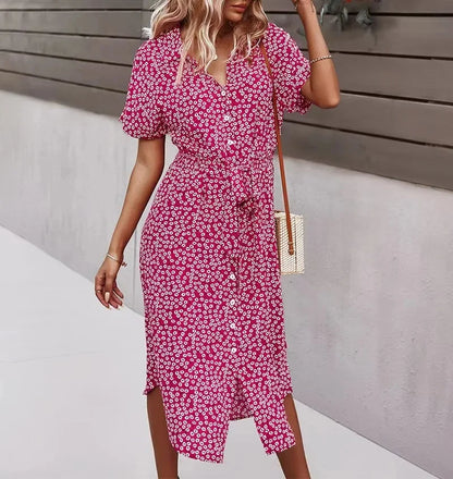 Independent Station Fast Selling Casual Vacation Style Spring Summer Sexy Wide Hem Skirt