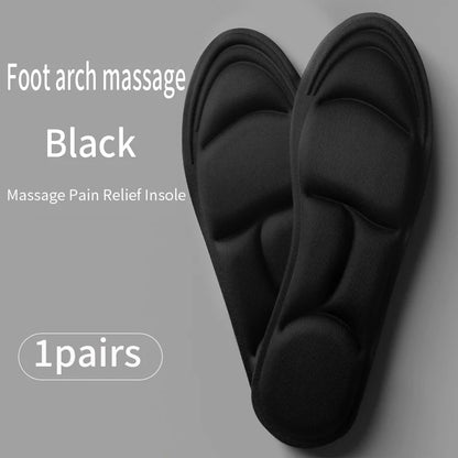 1Pair 5D Shoes Insoles for Feet Men Woman Running Sports Insole Arch Support Plantar Fasciitis Shoe Pads Memory Foam Shoe Sole