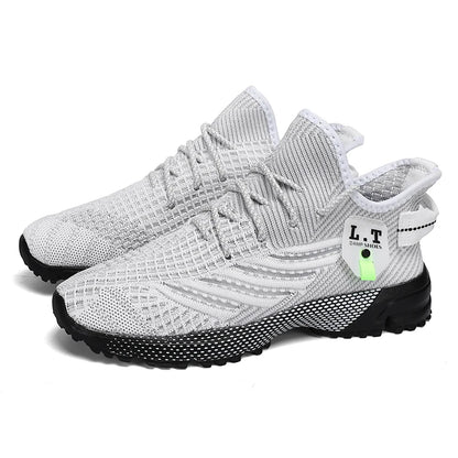 Summer Running Shoes Men Sneakers Casual Shoes Lightweight Big Size 48 Walking Shoes Mesh Breathable Footwear Chaussure Homme