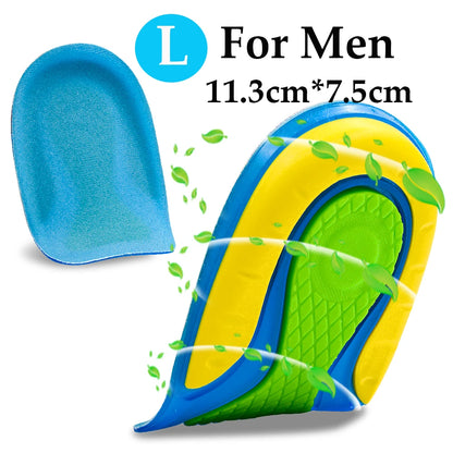 Silicone Gel Non-Slip Soft Sport Shoes Insoles Massaging Insoles Orthopedic Foot Care For Feet Shoes Soles Shock Absorption Pads