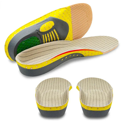Orthotic Gel Insoles for Sneaker Orthopedic Flat Foot Cushion Insert Arch Support Pad Foot Pain-relieving Breathable Man Women