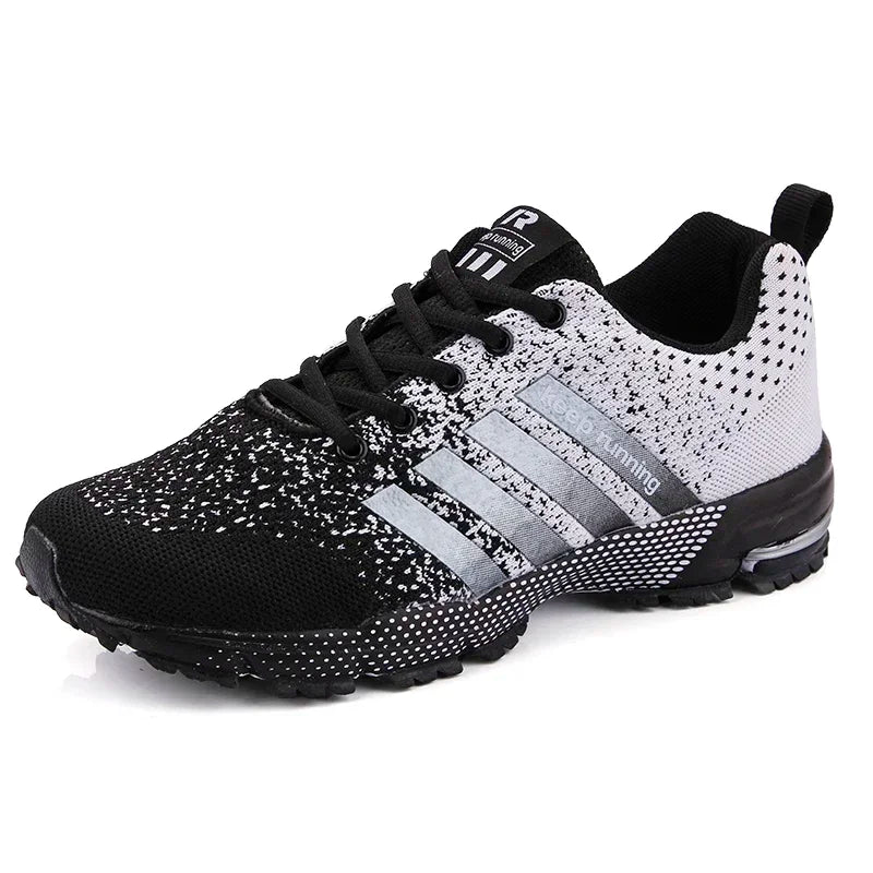 Sneakers Fashion Breathable Mesh Comfortable Black Sports Shoes