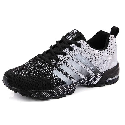 Sneakers Fashion Breathable Mesh Comfortable Black Sports Shoes