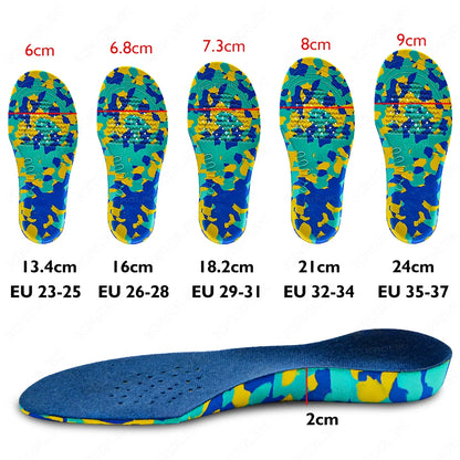 Kids Orthopedic Insoles For Plantar Fasciitis Insoles Shoes Comfortable for Feet Arch Support Shoe Pad Flat Foot Care Shoe Soles