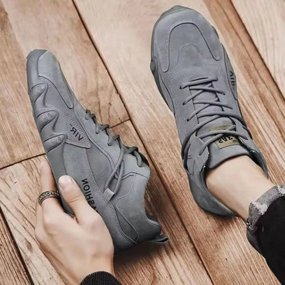 Outdoor Fashion Men's Shoes Loafers Comfort Walking Vulcanzed Sneakers Men Original Men's Ankle Boot Non Slip Work Shoes for Men