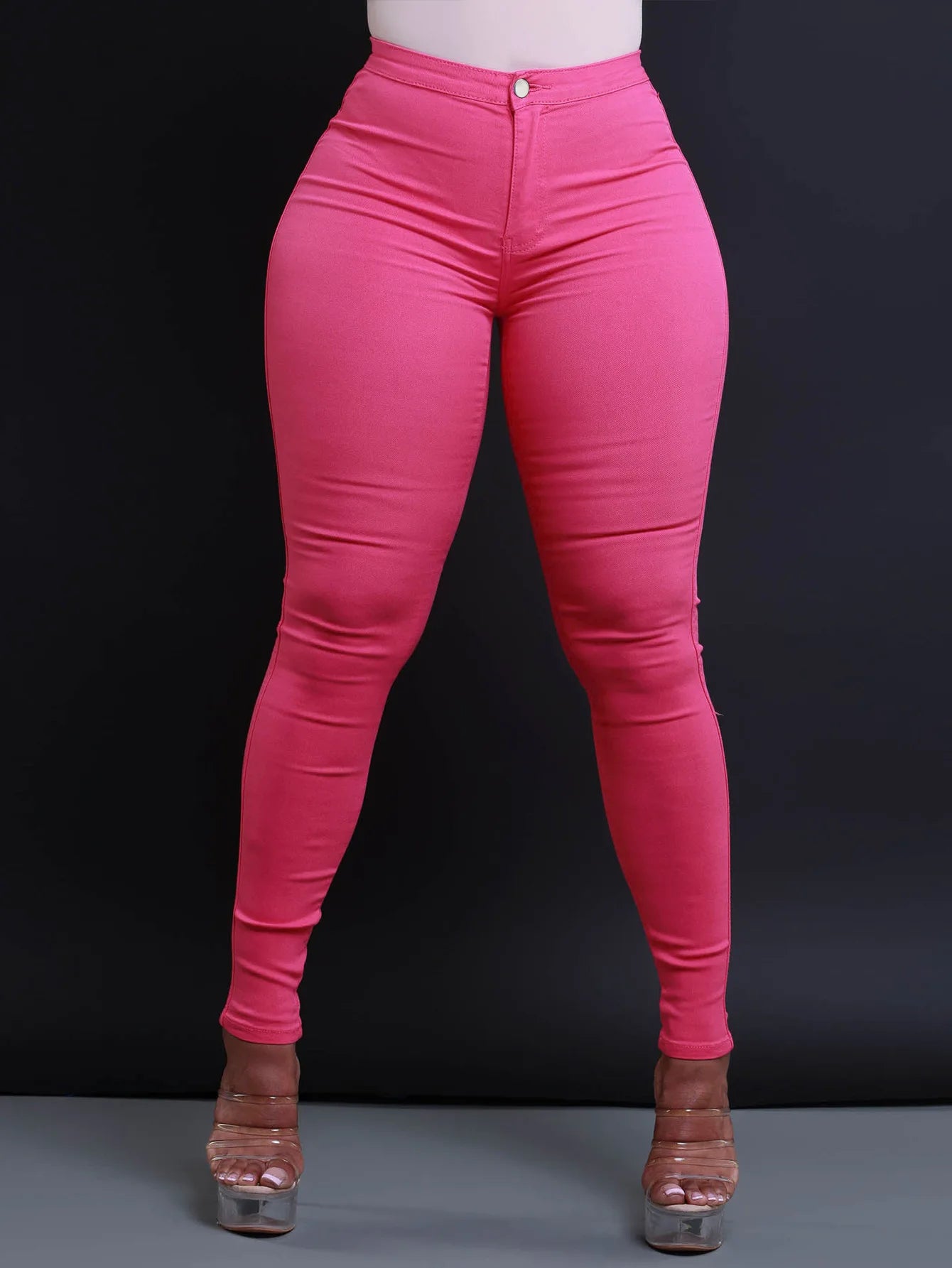New Skinny Jeans for Spring and Summer.  Available in A Variety of Colors. Women's Casual High-waisted Denim Small Leg Pants