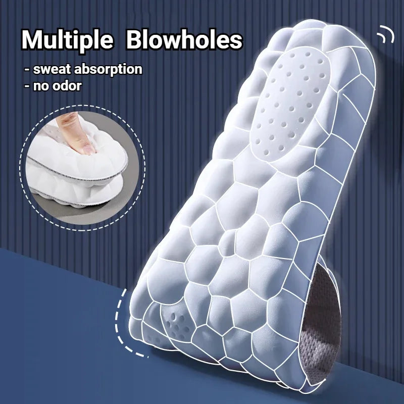 4D Massage Super Soft  Insole Running Orthopedic Inserts