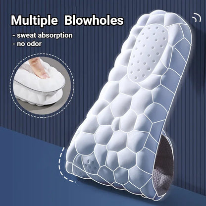 4D Massage Super Soft  Insole Running Orthopedic Inserts