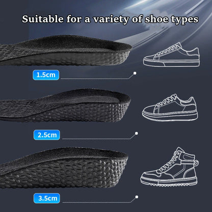 NEW Height Increase Templates Sports Shock Absorption Insoles for Feet Deodorant Orthopedic Insole for Shoes Men Women Shoe Sole