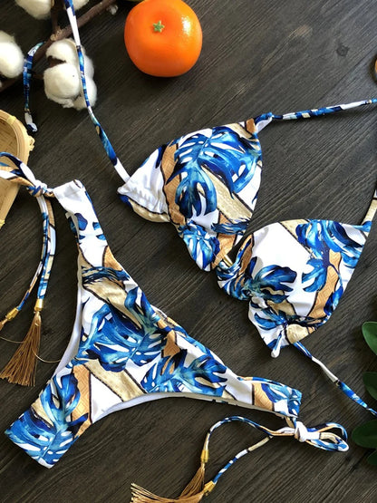 Sexy Micro Bikinis Swimwear Women Push-up Swimsuit Bathing Suit Bandage Beach Wear Brazilian Biquini Bikini Set