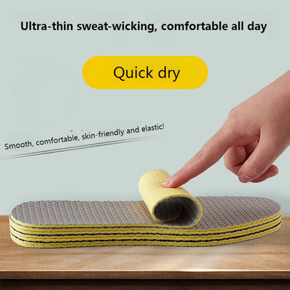 Memory Foam Insoles for Shoes Breathable Deodorant Running Sport Insole for Feet Anti-slip Template Soft Comfortable Shoe Sole